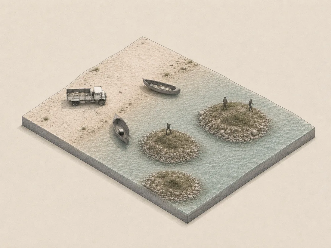 Elevated island plateaus